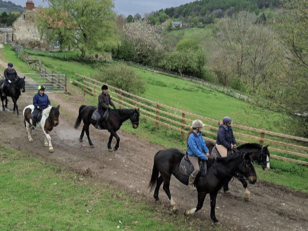Family Riding North Yorkshire